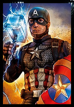 Avengers (Iron man - Thor - Captain America) 3D Poster 