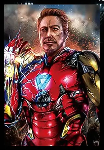 Avengers (Iron man - Thor - Captain America) 3D Marvel Poster 