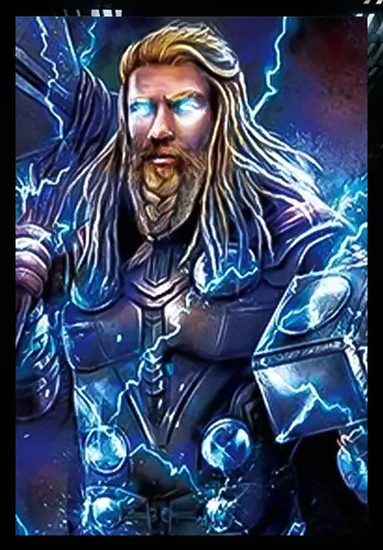 Avengers (Iron man - Thor - Captain America) 3D Marvel Poster 