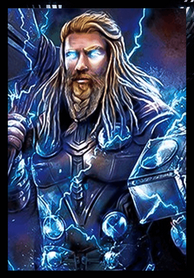 Avengers (Iron man - Thor - Captain America) 3D Marvel Poster