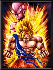 Dragon Ball: Saiyan Goku 3D Anime Poster 