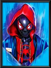 Spider man: Into the Spider Verse 3D Marvel Poster