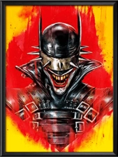 Batman, Harley Quinn and The Batman Who Laughs 3D Marvel Poster