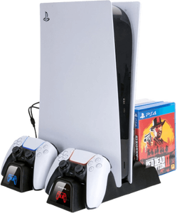 OIVO PS5 Charging Dock Stand with Cooling Fan - Black -  for sale in Egypt from Games2Egypt