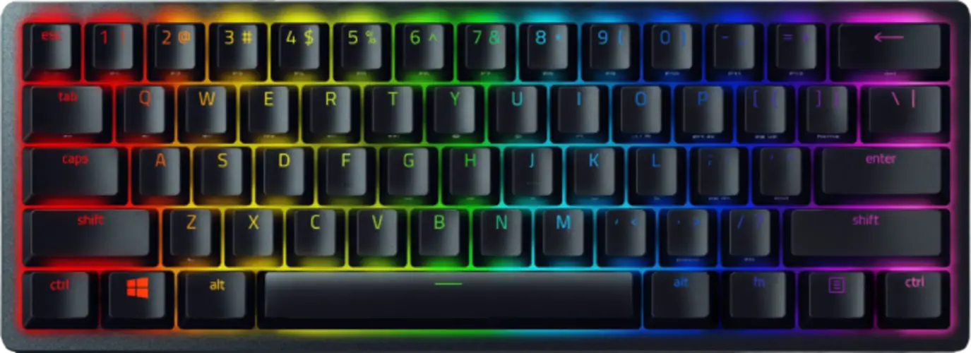 Razer Huntsman Mini Wired Gaming Keyboard with Clicky Optical Purple Switch