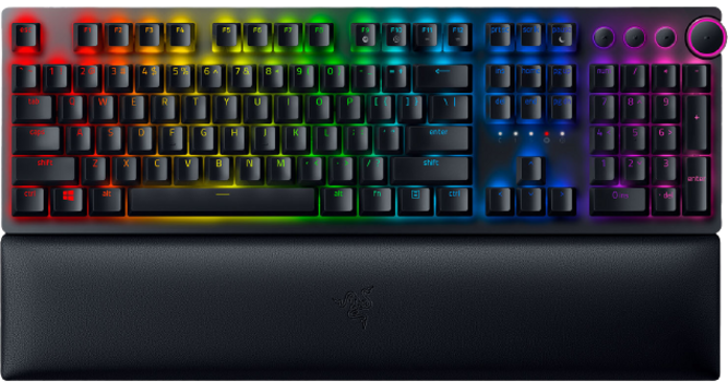 Razer Wireless Gaming Keyboard BlackWidow V3 Pro - Green Switch 