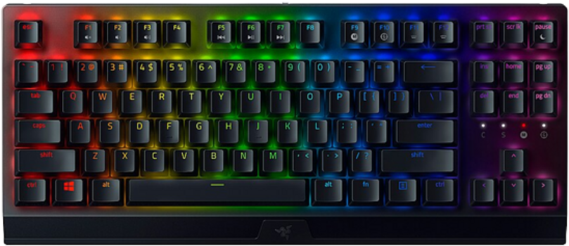 Razer BlackWidow V3 Tenkeyless - Green Switch Keyboard (Clicky)