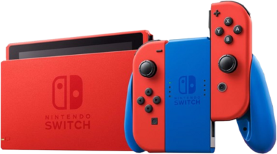 Nintendo Switch Console - Mario Red and Blue Edition V2