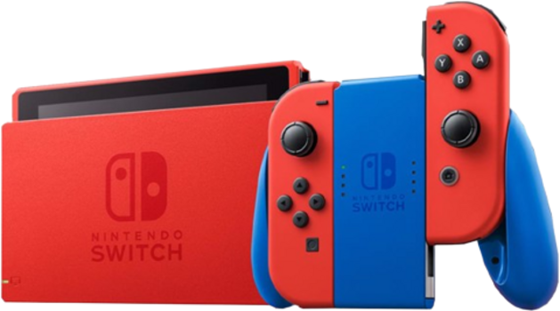 Nintendo Switch Console - Mario Red and Blue Edition 