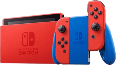 Nintendo Switch Console - Mario Red and Blue Edition V2