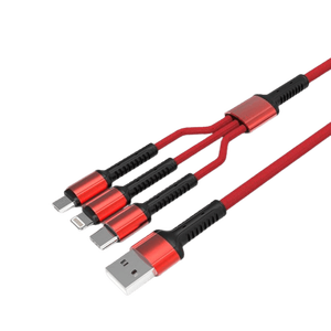 LDNIO LC-93 3 IN 1 Cable (Micro, Type C and Lightning) - 1.2 m -  for sale in Egypt from Games2Egypt