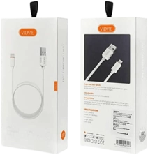 VIDVIE CB443i-3 From USB to Lightning Charging Cable for iPhone - 3m  for sale in Egypt from Games2Egypt