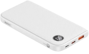 Remax RPP-177 10000 mah LED Power Bank with 22.5W - White