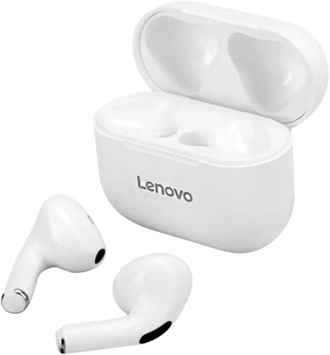 Lenovo LP40 Bluetooth Wireless Earbuds (Live Pods) - White