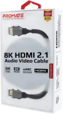 Promate HDMI 2.1 Cable, 48Gbps 8K HDMI to HDMI - 3m