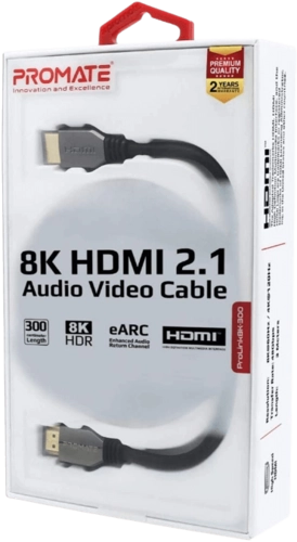 كابل 8K اتش دي ام اي HDMI من برومات - 3 متر