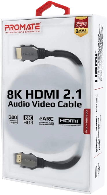 كابل 8K اتش دي ام اي HDMI من برومات - 3 متر