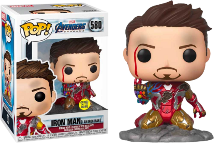 Funko Pop! Marvel: Avengers Endgame - I Am Iron Man (Glows in the Dark)