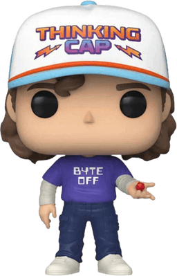 Funko Pop! TV: Stranger Things S4- Dustin Hellfire with Die
