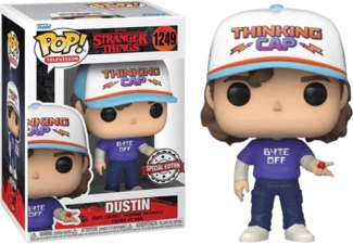 Funko Pop! TV: Stranger Things S4- Dustin Hellfire with Die