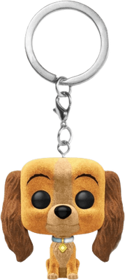 Pocket Funko Pop Keychain! Disney - Lady (FL)