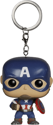 Pocket Funko Pop Keychain! Marvel: Avengers 2 - Captain America