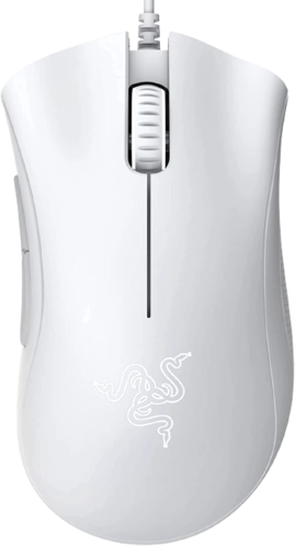  Razer Deathadder Essential Wired Gaming Mouse - White