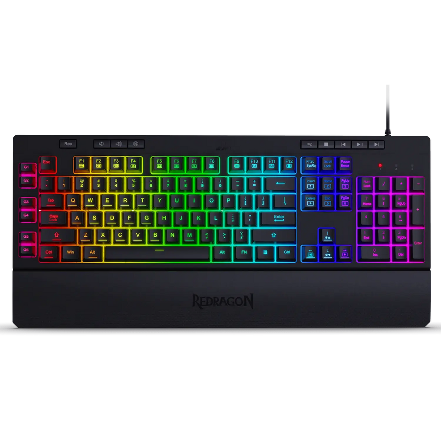 Redragon K512 SHIVA RGB Membrane Gaming Keyboard with Multimedia Keys – image 2