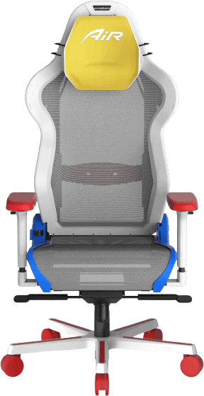 كرسي الألعاب دي إكس ريسر آير سريس للجمينج (Dxracer Air Series) - أبيض وأحمر وأزرق  للبيع في مصر من خلال Games2Egypt