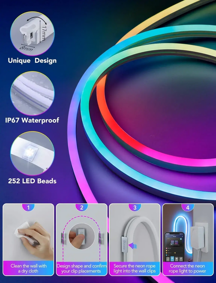 Govee Strip Light Neon LED – image 3