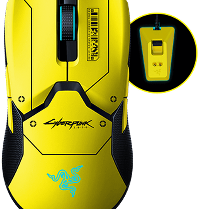 ماوس الجيمينج Razer Viper Ultimate - إصدار Cyberpunk 2077  للبيع في مصر من خلال Games2Egypt