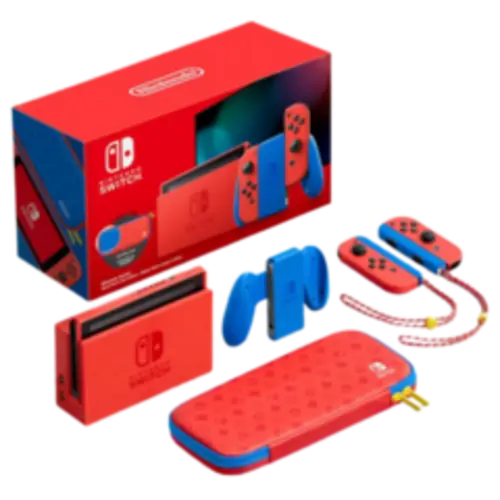 Nintendo Switch Console - Mario Red and Blue Edition  - Used