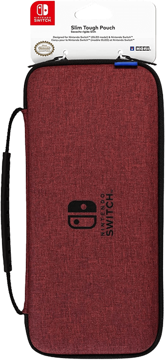 HORI Slim Pouch Case for Nintendo Switch OLED - Red – image 3