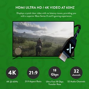 كابل 4K HD HDMI 2.0 مرخص من مايكروسوفت من نومسكل  (تصميم إكس بوكس)  للبيع في مصر من خلال Games2Egypt