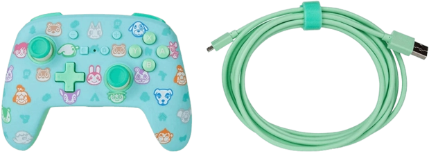 PowerA Enhanced Wired Controller for Nintendo Switch - Animal Crossing