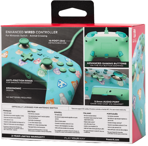 PowerA Enhanced Wired Controller for Nintendo Switch - Animal Crossing  for sale in Egypt from Games2Egypt