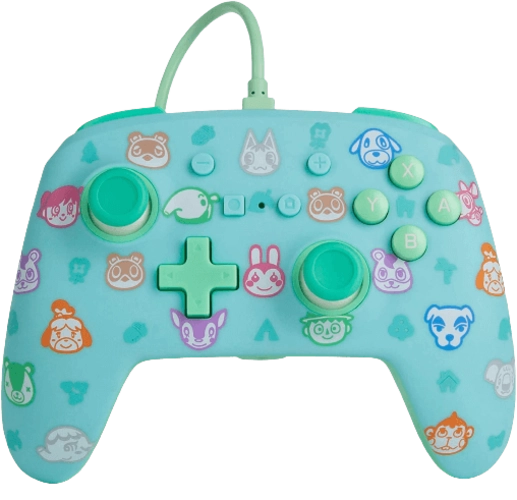 PowerA Enhanced Wired Controller for Nintendo Switch - Animal Crossing