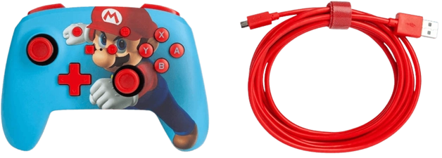 PowerA Enhanced Wired Controller for Nintendo Switch - Mario Punch