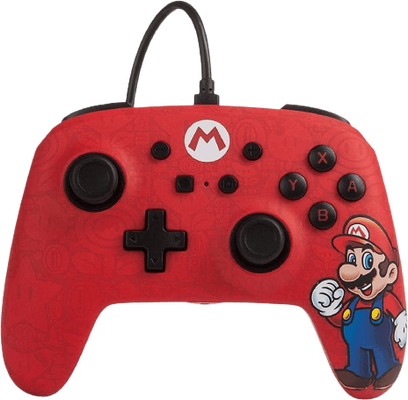 PowerA Enhanced Wired Controller for Nintendo Switch - Mario
