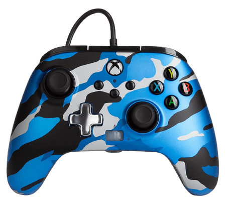 PowerA Enhanced Wired Controller for Xbox - Camouflage Metallic Blue