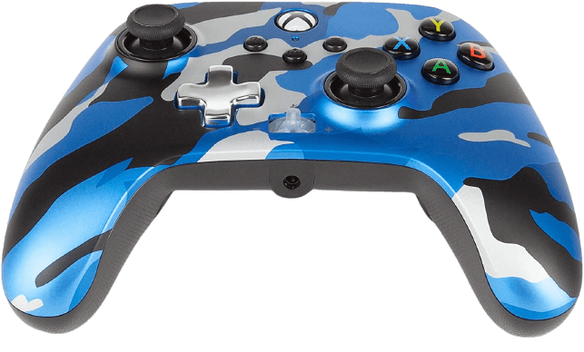 PowerA Enhanced Wired Controller for Xbox - Camouflage Metallic Blue – image 3