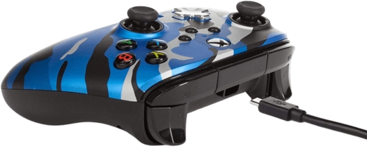 PowerA Enhanced Wired Controller for Xbox - Camouflage Metallic Blue