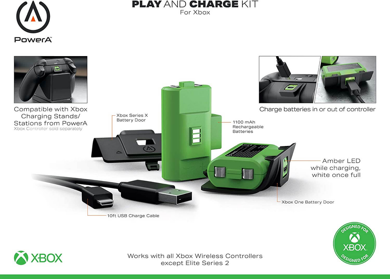 PowerA Xbox Series X Play and Charge Kit for Xbox – image 3