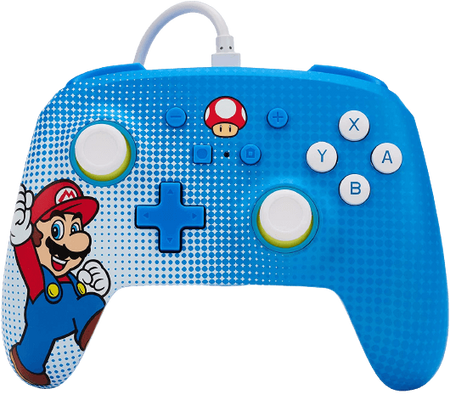 PowerA Enhanced Wired Controller for Nintendo Switch - Mario Pop