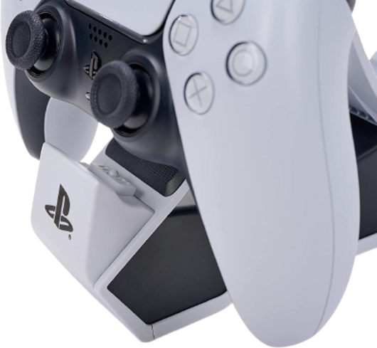 PowerA PS5 Dual Charging Station for DualSense Wireless Controllers - White
