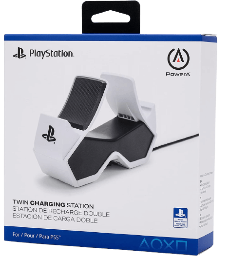 PowerA PS5 Controller Twin Charging Station - White  for sale in Egypt from Games2Egypt