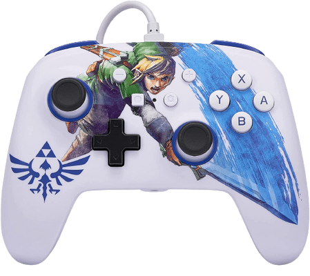 PowerA Enhanced Zelda Wired Controller for Nintendo Switch - Master Sword Attack