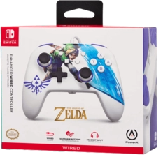 PowerA Enhanced Zelda Wired Controller for Nintendo Switch - Master Sword Attack