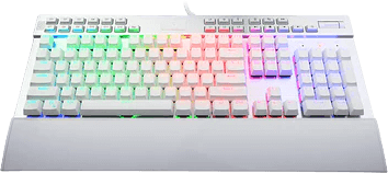 كيبورد K550W ب131 مفتاح وإضاءة  RGB من ريدراجون - سويتش بني