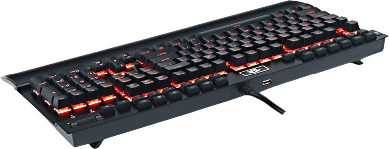 كيبورد K550 ب131 مفتاح وإضاءة  RGB من ريدراجون - سويتش بني  للبيع في مصر من خلال Games2Egypt